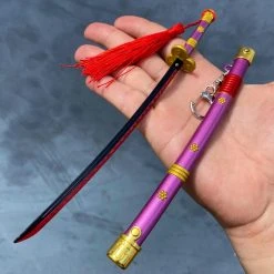 Blade City Micro Enma Katana (Purple) + Stand