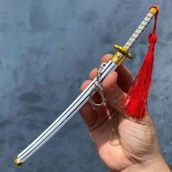 Blade City Micro Zenitsu Nichirin Katana + Stand Anime Replicas