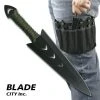 Blade City 6.0" Throwing Knife Set W/ Leg Sheath All Knives
