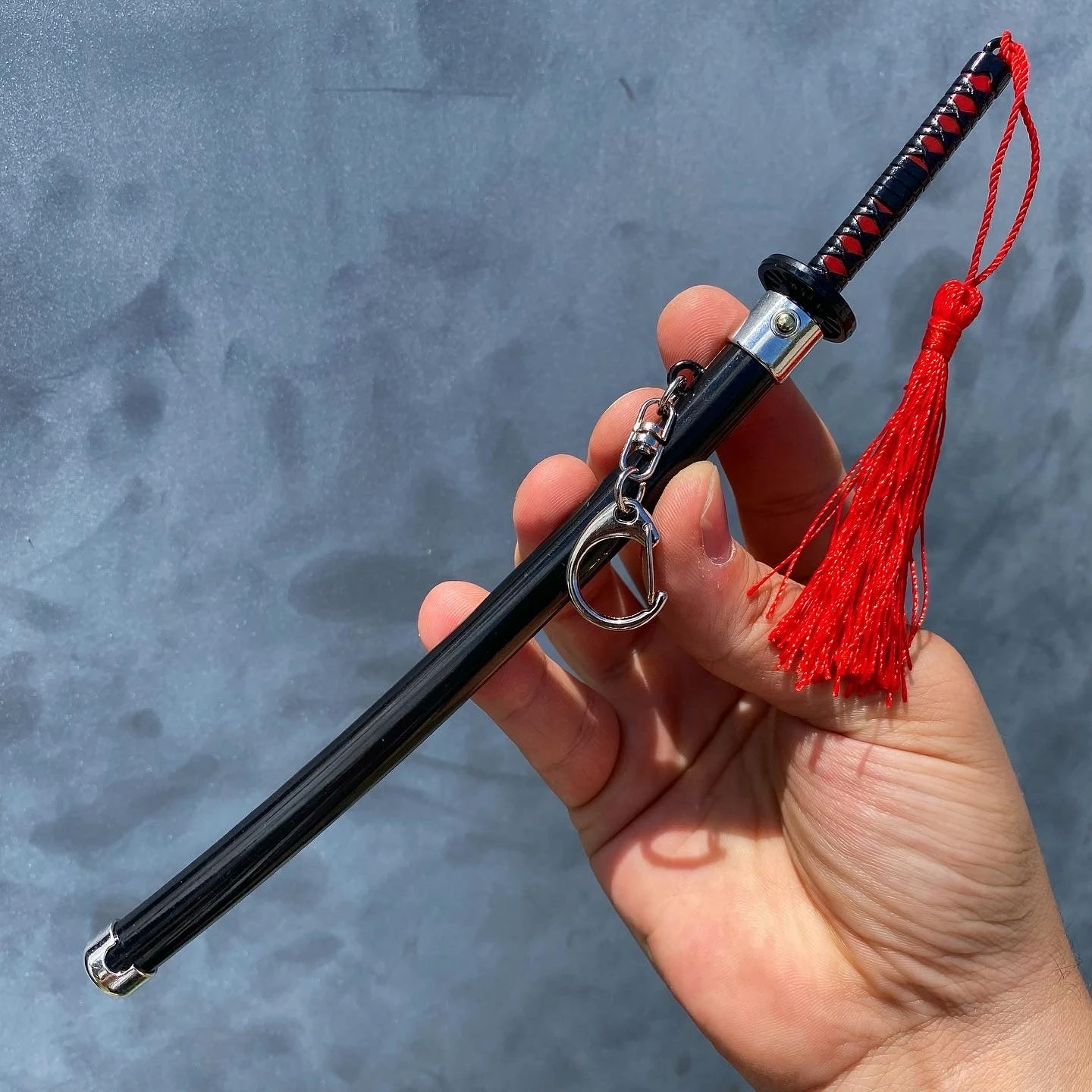 Blade City Anime Replicas Micro Tanjiro Nichirin Katana + Stand 5 Blade City Anime Replicas Micro Tanjiro Nichirin Katana + Stand