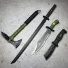 Blade City USMC 4 Piece Blackout Set All Knives