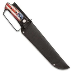 Blade City All Knives American Flag Bowie And Pocket Knife Set