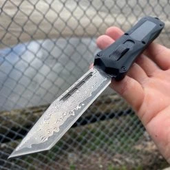 Blade City All Knives VIPER TEC ZEDD REAL DAMASCUS OTF - DUAL ACTION