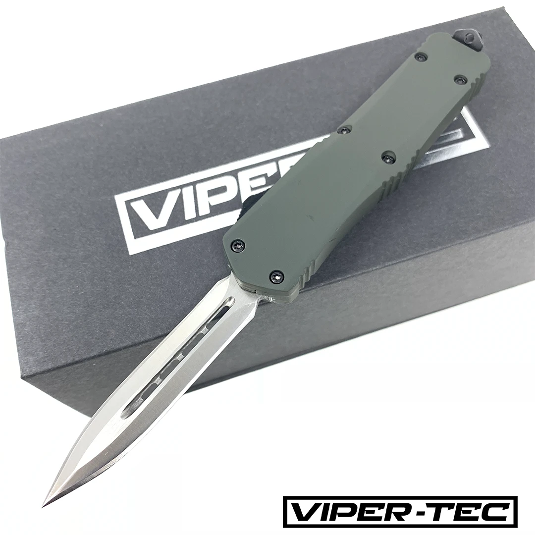 Viper Tec Auto's Mini Grey Ghost D/A OTF (Multiple Blade Styles Available) 5 Viper Tec Auto's Mini Grey Ghost D/A OTF (Multiple Blade Styles Available)