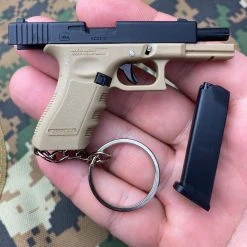 Blade City MicroGunz™️ High Quality Metal Mini Gun Glock Keychain