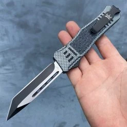 Blade City Carbon Fiber Slasher Tanto OTF