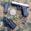 Blade City MicroGunz™️ High Quality Metal Mini Gun Glock Keychain