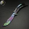 Blade City Alien Skin Video Game Inspired Sharp Balisong All Knives