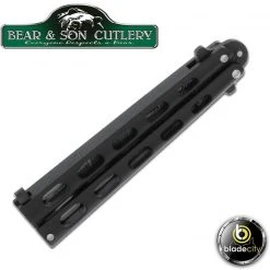 Blade City Bear & Son Drop Point Damascus Butterfly Knife All Knives 7 Blade City Bear & Son Drop Point Damascus Butterfly Knife All Knives