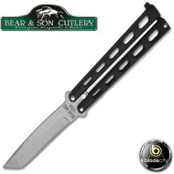 Blade City Bear & Son Large Tanto Butterfly Knife All Knives