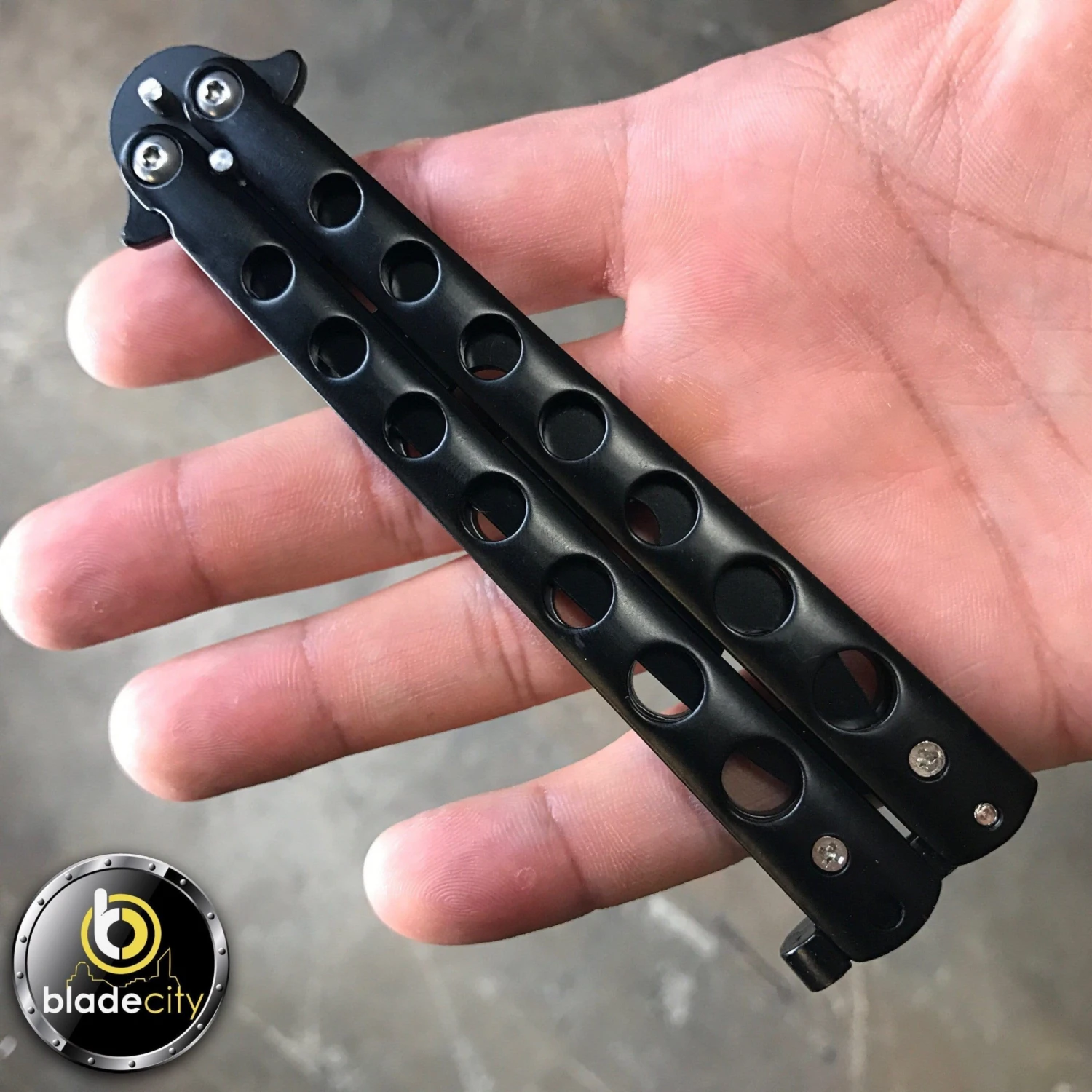Blade City Black Balisong Trainer Balisong/butterfly 4 Blade City Black Balisong Trainer Balisong/butterfly