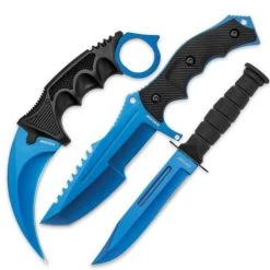 Blade City Blue Atomic Triple Set All Knives