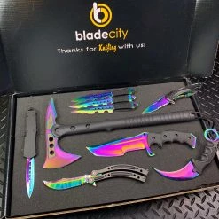Blade City All Knives Elite Spectrum Multi-Colored Knife Box