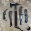 Blade City All Knives *Flash Sale* Black 5-Piece Knife Set