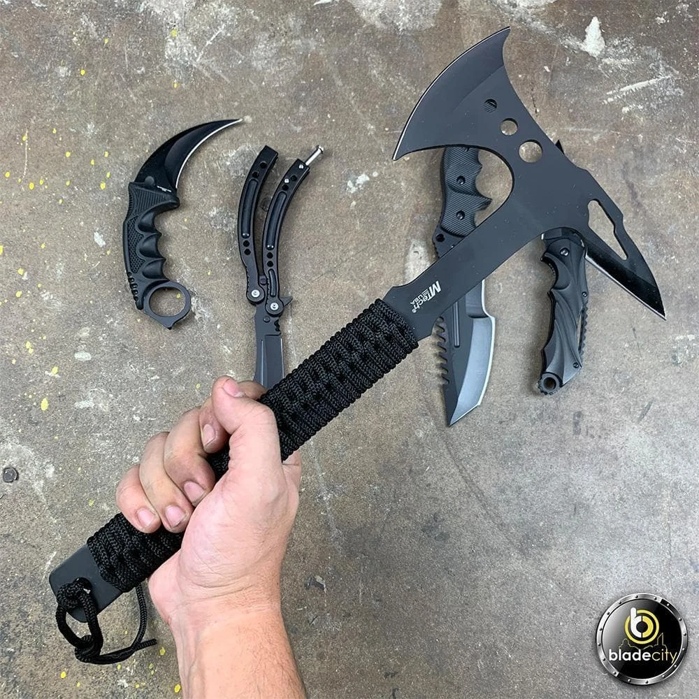 Blade City All Knives *Flash Sale* Black 5-Piece Knife Set 4 Blade City All Knives *Flash Sale* Black 5-Piece Knife Set