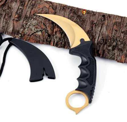 Blade City Video Game Inspired Gold Karambit Claw Limited Edition All Knives 3 Blade City Video Game Inspired Gold Karambit Claw Limited Edition All Knives