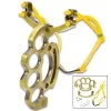 Blade City Self Defense Finger Ring Sling Shot - Heavy-Duty Metal Construction, Strong Rubber Bands - Length 6 1/4”