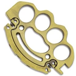 Blade City Self Defense Finger Ring Sling Shot - Heavy-Duty Metal Construction, Strong Rubber Bands - Length 6 1/4”