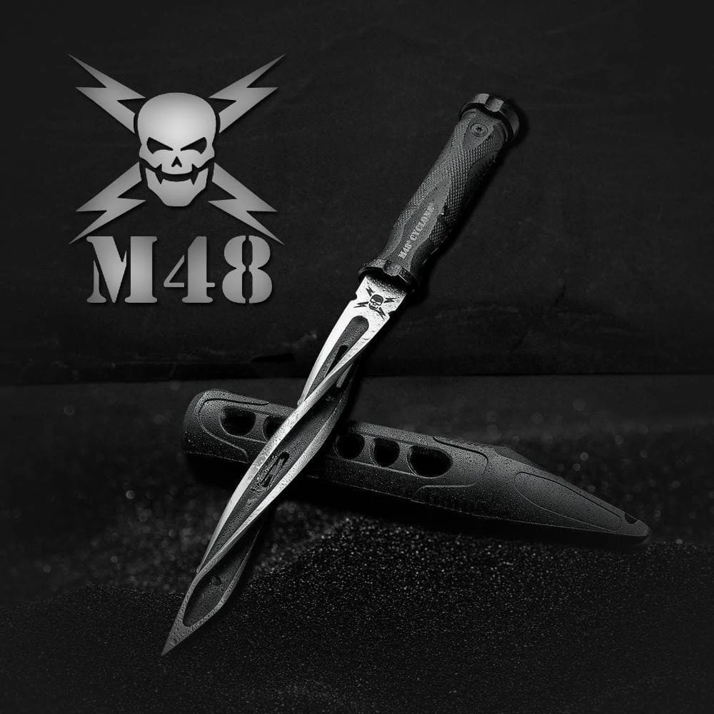Blade City M48 Cyclone - Black & Chrome All Knives 3 Blade City M48 Cyclone - Black & Chrome All Knives