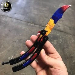 Blade City Marble Fade Video Game Inspired Balisong (Sharp) All Knives