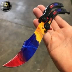 Blade City Marble Fade Video Game Inspired Balisong (Sharp) All Knives