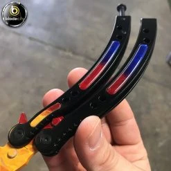 Blade City Marble Fade Video Game Inspired Balisong (Sharp) All Knives 7 Blade City Marble Fade Video Game Inspired Balisong (Sharp) All Knives