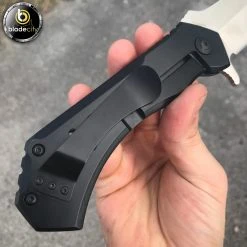 Blade City *NEW PRODUCT* Black & Chrome Goliath Cleaver All Knives