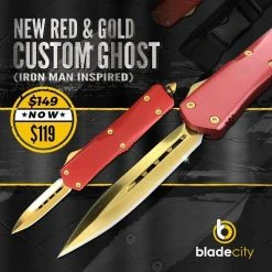 Blade City *Only 15 Left* NEW RED & GOLD CUSTOM GHOST (IRON MAN INSPIRED) Auto's