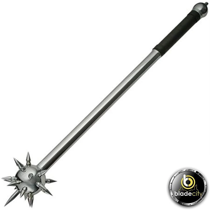 Blade City Silver Spiked Morningstar Mace 4 Blade City Silver Spiked Morningstar Mace