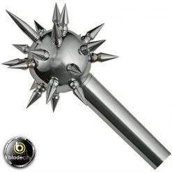 Blade City Silver Spiked Morningstar Mace 7 Blade City Silver Spiked Morningstar Mace