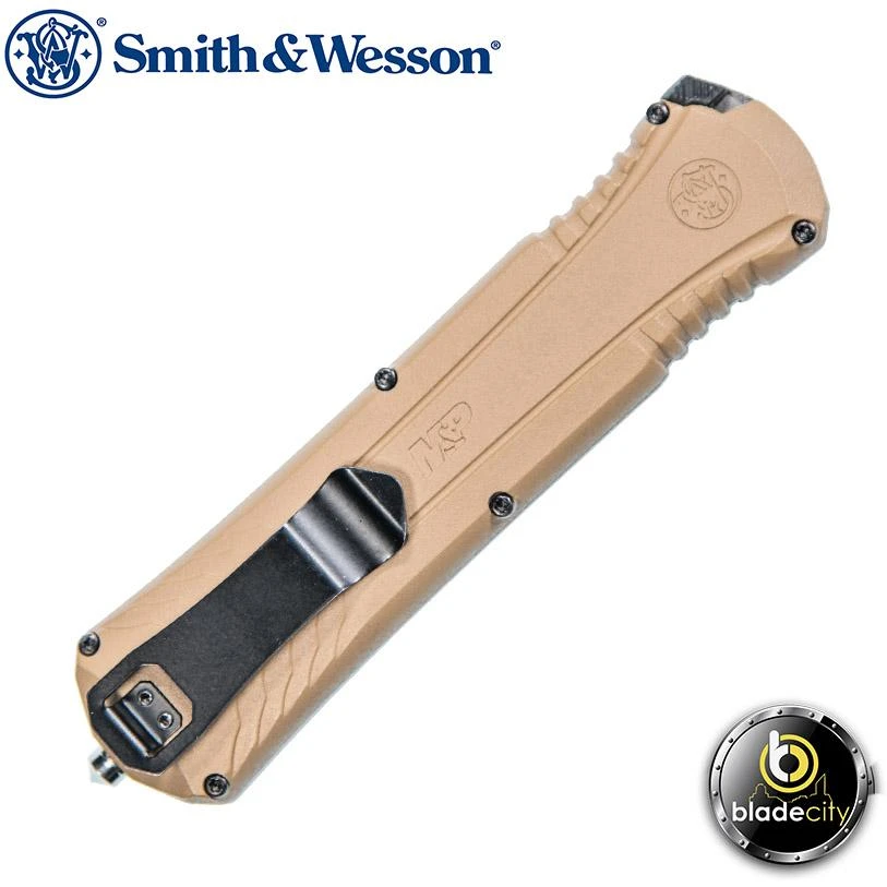 Blade City Smith & Wesson Single-Action Tan OTF 4 Blade City Smith & Wesson Single-Action Tan OTF