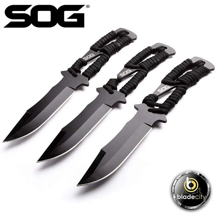 Blade City SOG Throwing Knife Set All Knives 3 Blade City SOG Throwing Knife Set All Knives