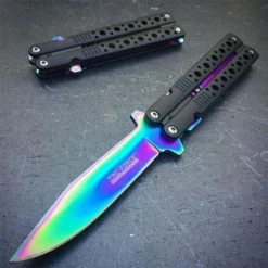 Blade City Spectrum Balisong Style Flipper (not A Butterfly) All Knives