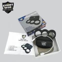 Blade City Self Defense Streetwise Black TRIPLE Sting Ring