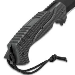 Blade City Black Legion Swamp Master Machete With Sheath Fixed Blades