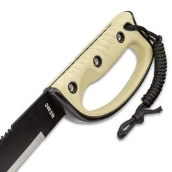 Blade City USMC Semper Fi Sawback Machete With Sheath Fixed Blades
