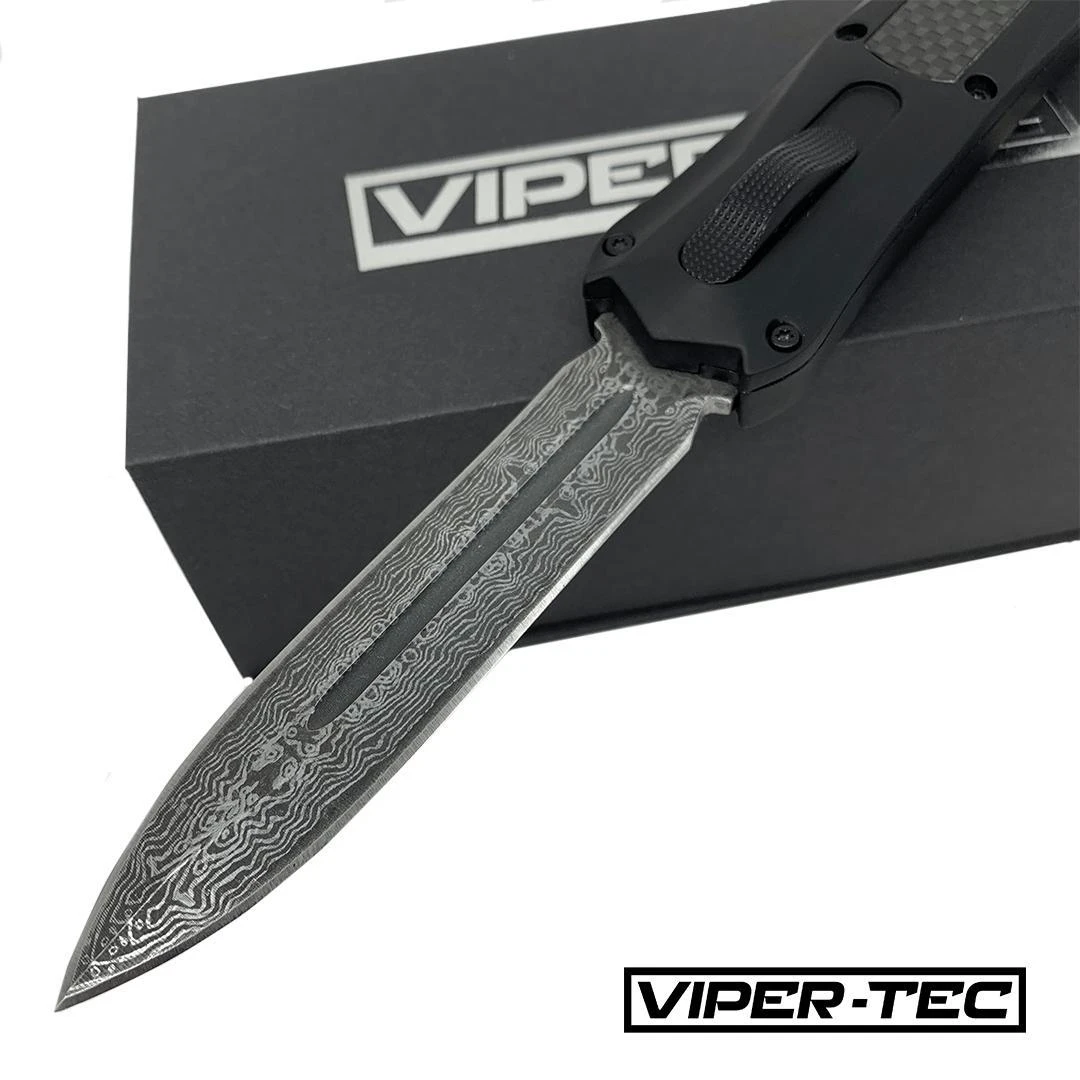 Blade City All Knives VIPER TEC ZEDD REAL DAMASCUS OTF - DUAL ACTION 7 Blade City All Knives VIPER TEC ZEDD REAL DAMASCUS OTF - DUAL ACTION